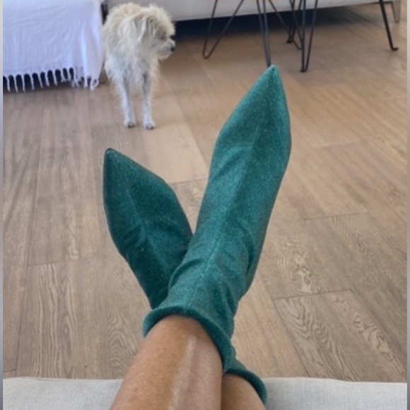 Anthropologie Shoes Anthropologie Bnwt Lola Cruz Glitter Sock